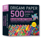 Origami Paper 500 Sheets Rainbow Patterns 6 (15 CM)