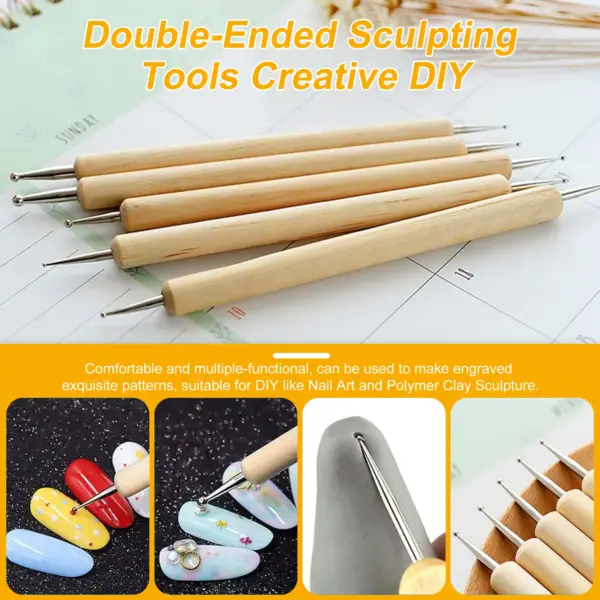24-Piece Polymer Clay Tools Set - Image 2