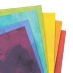 Watercolor Multicolor Rainbow Cardstock Paper Pad, 8.5" x 11", 50 Sheets - Image 3