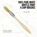20-Packs Of Assorted Size Paint And Chip Brushes - Image 2